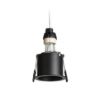 ORCO süllyesztett lámpa fekete 230V LED GU10 9W