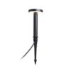 GEVALIA 20 leszúrható spot lámpa fekete matt akril 230V LED LED 5W IP65 3000K