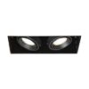 ELECTRA II GU10 frameless fekete 230V LED GU10 8W