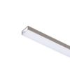 LED PROFILE G felületre szerelhető 1m fehér matt akrilát/alumínium 