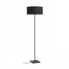 CORTINA/JAKARANDA állólámpa fekete/fekete textil/fém 230V LED E27 15W