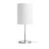 NYC/RON 15/20 asztali lámpa  Monaco galamb szürke/ezüst PVC/nikkel 230V LED E27 15W
