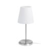 NYC/CONNY 15/15 asztali lámpa  Polycotton fehér/nikkel 230V LED E27 11W
