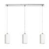LIZ III 80 függő lámpa  opál üveg/matt nikkel 230V LED E27 3x15W
