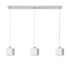 DADOS III 80 függő lámpa  opál üveg/króm 230V LED E27 3x11W