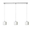 DADOS III 80 függő lámpa  opál üveg/matt nikkel 230V LED E27 3x11W