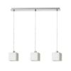 DADOS III 60 függő lámpa  opál üveg/matt nikkel 230V LED E27 3x11W