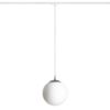 LUNA 25 egy áramkörös sínre  opál üveg/króm 230V LED E27 15W