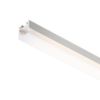 LED PROFILE D felületre szerelhető 1m  alumínium/tej akril 
