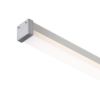 LED PROFILE D felületre szerelhető 1m  alumínium/tej akril 