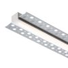 LED PROFILE B süllyesztett 1m  alumínium/tej akril 