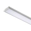 LED PROFILE A süllyesztett 1m  alumínium/tej akril 