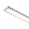 LED PROFILE A süllyesztett 1m  alumínium/tej akril 