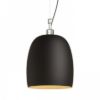 COROA NEW 28 függő lámpa fekete króm 230V LED E27 15W
