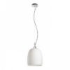 COROA NEW 28 függő lámpa  opál üveg/króm 230V LED E27 15W