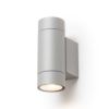 MIZZI NEW II fali lámpa ezüstszürke  230V LED GU10 2x8W IP65