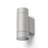 MIZZI NEW II fali lámpa ezüstszürke  230V LED GU10 2x8W IP65