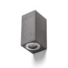 KANE II fali lámpa beton/dekor sötét gránit 230V LED GU10 2x5W IP65