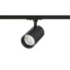 WISH 20 DIMM egyfázisú áramkörös sínre fekete  230V LED 20W 36°  3000K 4000K 5000K