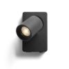 VOLTERA USB fali lámpa fekete  230V LED GU10 9W