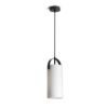 JULIETTA 31 függő lámpa  opál üveg/fekete 230V LED E27 15W