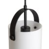 JULIETTA 16 függő lámpa  opál üveg/fekete 230V LED E27 15W