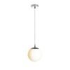 LUNA 20 függő lámpa  opál üveg/króm 230V LED E27 11W