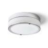 CIRA LED 23 mennyezeti lámpa opál üveg/króm 230V LED 12W IP44 3000K