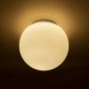 BOLLY 26 mennyezeti lámpa  opál üveg/króm 230V LED E27 15W IP44