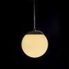 BOLLY 17 függő lámpa  opál üveg/króm 230V LED E27 11W IP44