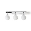 BOLLY III felületre szerelhető  opál üveg/króm 230V LED G9 3x3W IP44