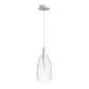 BELLINI L E14 függő lámpa fehér tiszta üveg 230V LED E14 15W