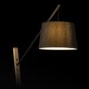 DANTE állólámpa fekete fa 230V LED E27 15W