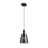 BELLINI M LED függő lámpa fekete füstös üveg 230V LED 5W 30°  3000K