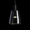 BELLINI M LED függő lámpa fekete füstös üveg 230V LED 5W 30°  3000K