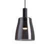BELLINI M LED függő lámpa fekete füstös üveg 230V LED 5W 30°  3000K
