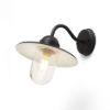 BEACON fali lámpa fekete strukturált üveg 230V LED E27 15W IP44