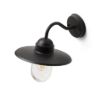 BEACON fali lámpa fekete strukturált üveg 230V LED E27 15W IP44