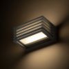 CLAIRE 14 fali lámpa antracitszürke tej akril 230V LED 6W IP54 3000K