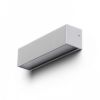 CAMARGUE fali lámpa ezüstszürke szatén üveg 230V LED 6W IP65 3000K