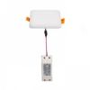 BELI SQ 10 süllyesztett lámpa tej akril 230V LED 6W IP65 3000K