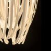 ZALA függő lámpa fehér PVC/fekete  230V LED E27 11W