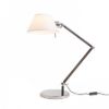 MONTANA asztali lámpa fehér/fekete króm 230V LED E27 11W