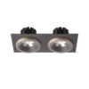 SHARM SQ II süllyesztett lámpa barna/gyöngyházarany 230V LED 2x10W 24° 3000K