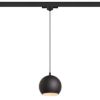 COPA háromfázisú áramkörös sínre fekete üveg 230V LED E27 11W