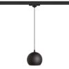 COPA háromfázisú áramkörös sínre fekete üveg 230V LED E27 11W