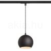 COPA egyfázisú áramkörös sínre fekete üveg 230V LED E27 11W