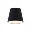 NIZZA 18/15 lámpabúra  Polycotton fekete/fehér PVC  max. 28W
