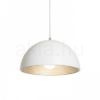 CARISSIMA 40 függő lámpa matt fehér/ezüstszürke  230V LED E27 15W