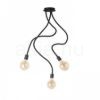 LOYD E27 III függő lámpa fekete  230V LED E27 3x15W